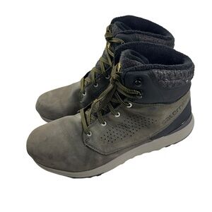 Salomon Mens Utility Winter CS WP Gray Leather Winter & Snow Boots Shoes Sz 10